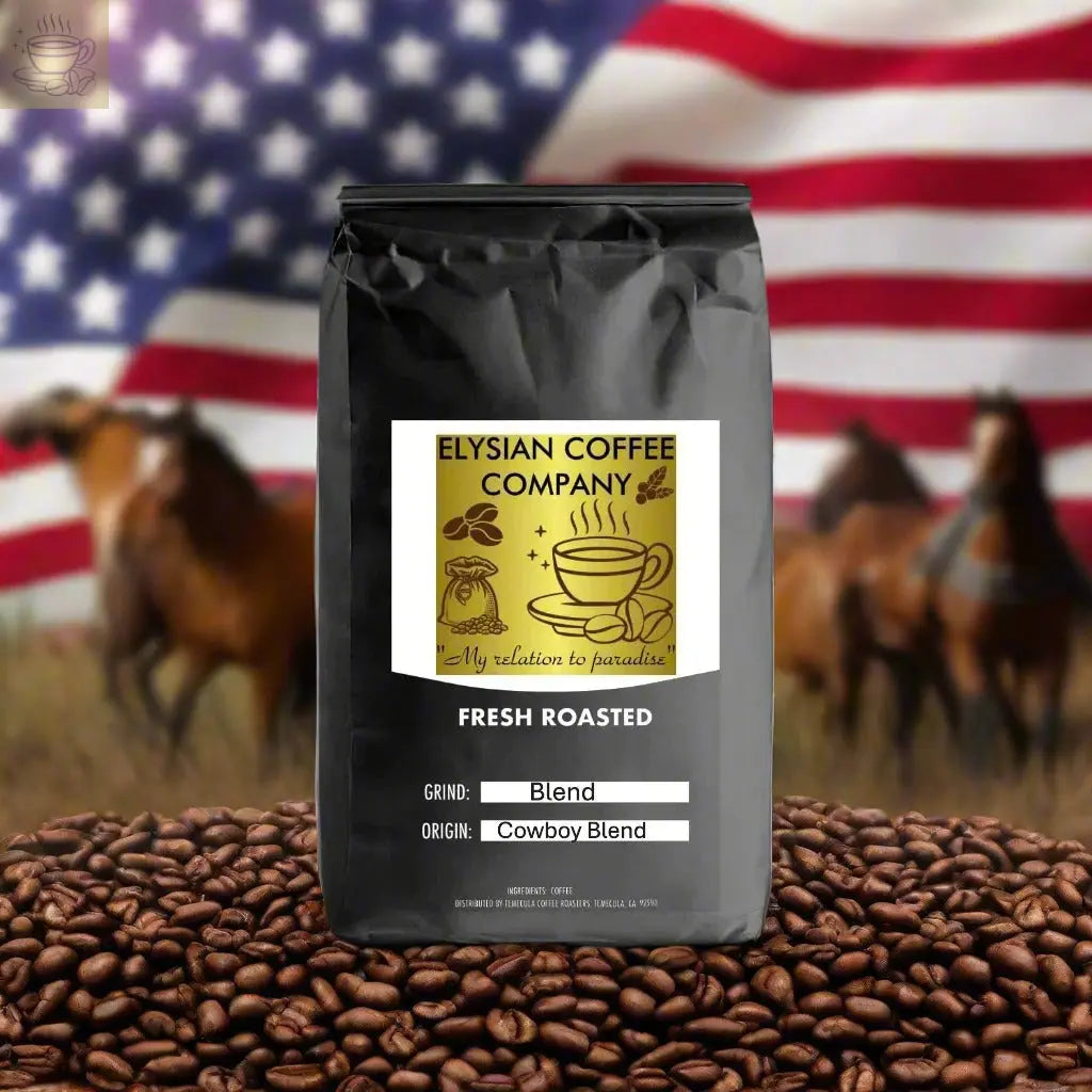 Cowboy Blend Cups Elysian Coffee Company