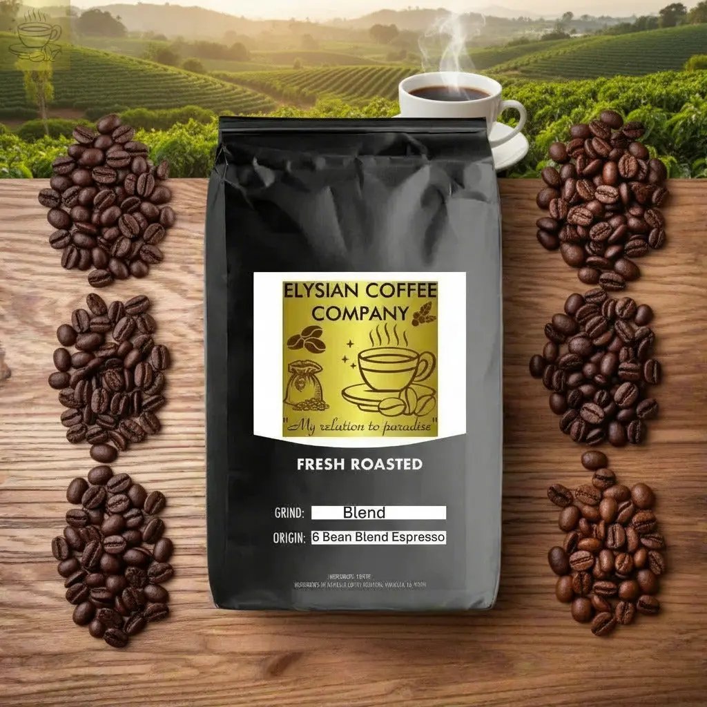 6 Bean Blend Espresso Pods - Elysian Coffee Company